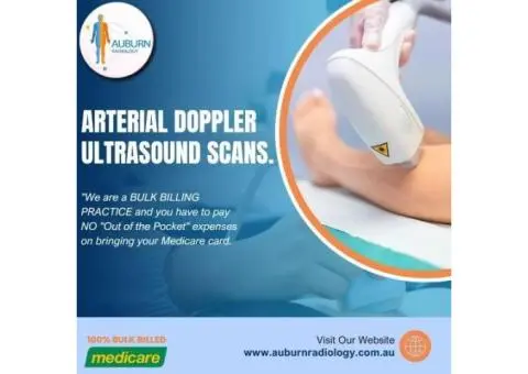 Auburn Radiology offers advanced Arterial Doppler Ultrasound Scans. (02) 8315 8292