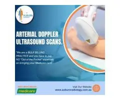 Auburn Radiology offers advanced Arterial Doppler Ultrasound Scans. (02) 8315 8292