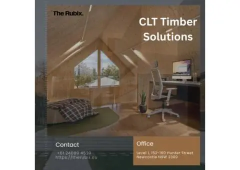 The Rubix  CLT Timber Solutions – Fast, Durable, Eco-Conscious Construction