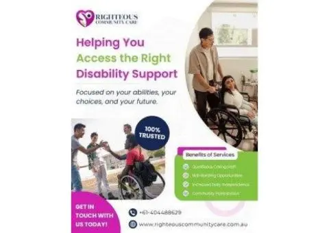 Get Reliable Disability Support in Brisbane with Righeous Community Care - 2/2
