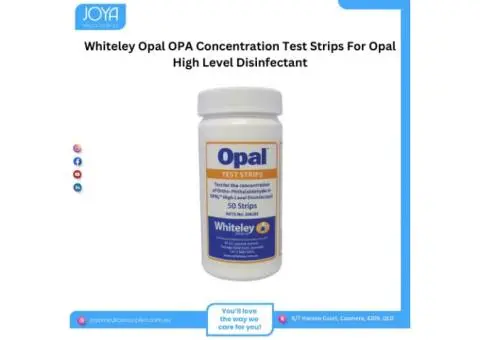 Whiteley Opal OPA Concentration Test Strips For Opal High Level Disinfectant - Joya Medical Supplies