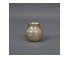 Brass Engraved Pot for Kitchen and Décor Use