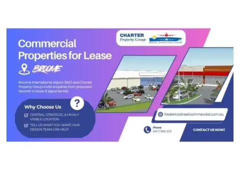 Broome's Best Commercial Lease Options | Frederick Street Commercial Properties