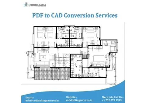 PDF to CAD Conversion Services by Expert Architects and Engineers