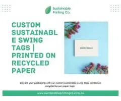 Custom Sustainable Swing Tags | Printed on Recycled Paper
