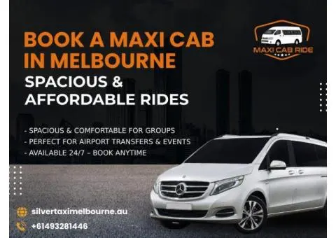 Safe maxi taxi in Mulgrave at Maxi Cab Ride