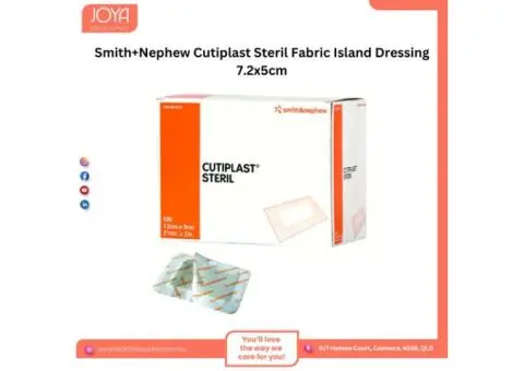 Smith+Nephew Cutiplast Steril Fabric Island Dressing 7.2x5cm - Joya Medical Supplies