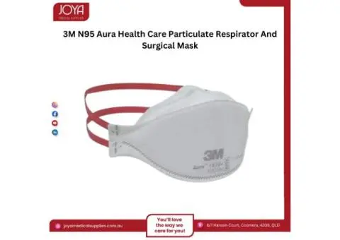 3M N95 Aura Health Care Particulate Respirator And Surgical Mask - Joya Medical Supplies