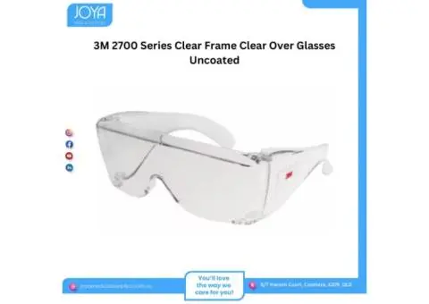 Buy 3M 2700 Series Clear Frame Clear Over Glasses Uncoated - Joya Medical Supplies