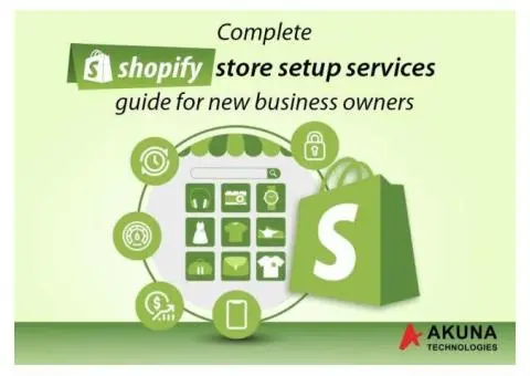 COMPLETE SHOPIFY STORE SETUP SERVICES GUIDE FOR NEW BUSINESS OWNERS