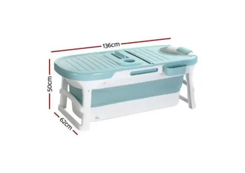 Weisshorn Foldable Bathtub Portable Folding Water Spa - Qubyk AU