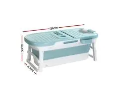 Weisshorn Foldable Bathtub Portable Folding Water Spa - Qubyk AU