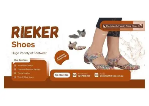 Step Up in Style with Rieker Shoes | Available at Blackheath Shoes Store, Blue Mountains