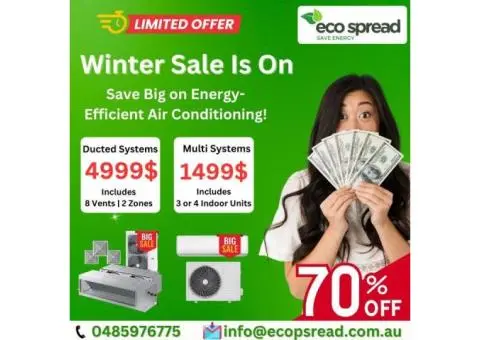 Winter Aircon Deals Melbourne – Up to 70% OFF!