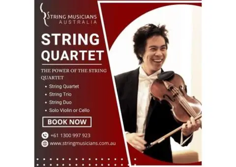 Elegant String Quartet for Weddings & Events | String Musicians Australia - 4/4