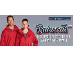 Get our raincoats which is dependable protection for day long performance