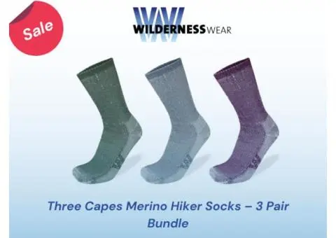 Merino Hiking Socks on Sale - Wilderness Wear