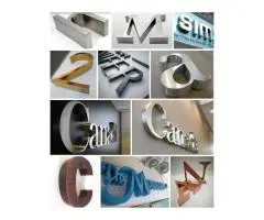 Bold & Stylish 3d Letters for Signs & Displays