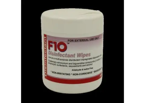 Pocket Cleanliness With F10 Disinfectant Wipes 