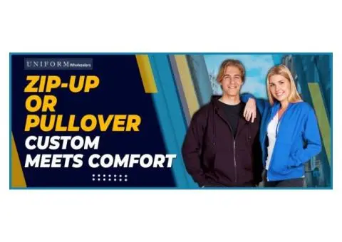 ZIP-UP OR PULLOVER—CUSTOM MEETS COMFORT