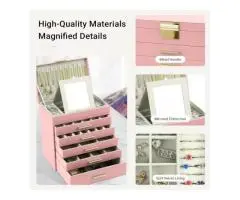 Carla Home 6 layer Large Jewelry Organizer Box for Women - Qubyk AU