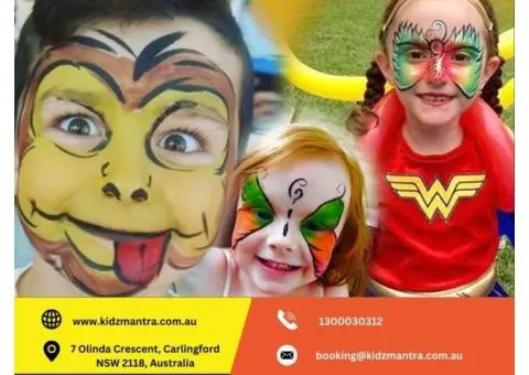 Make Your Kid’s Party Fun and Unforgettable with Face Painting in Sydney