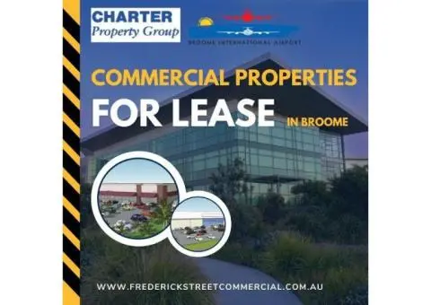 Explore Commercial Properties for Lease in Broome | Frederick Street Commercial