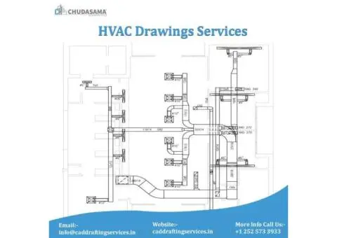 HVAC Drawing & Duct Shop Drawing Services in USA - Only $10/HR
