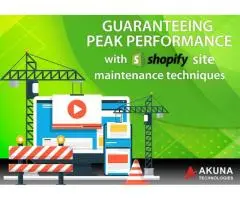 Know about the shopify site maintenance techniques for guarantee peak performance