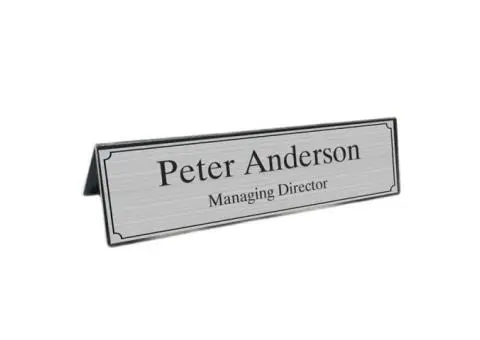 Printable Desk Name Plates for a Sleek, Professional Workspace