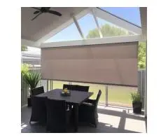 Weather-proof outdoor blinds for Campbelltown homes; made by MacArthur