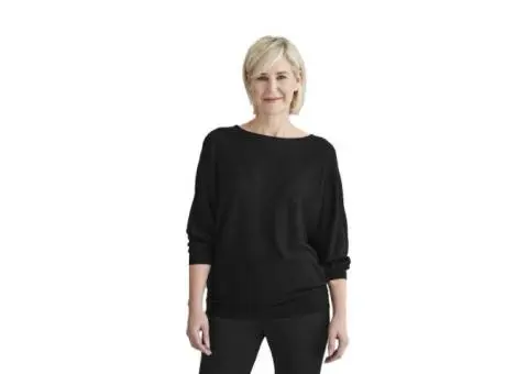 Skye Womens Batwing Sweater Top