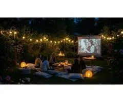 Transform your Backyard with the Best Outdoor Projector Setup