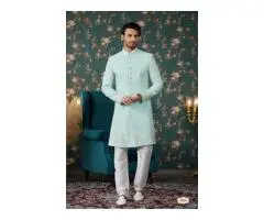Festival-Perfect Greens – Shop Men’s Sherwanis Made for Celebrations