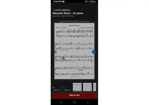 SHEET MUSIC FOR SALE - 3/30