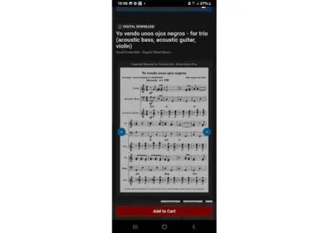 SHEET MUSIC FOR SALE - 7/30