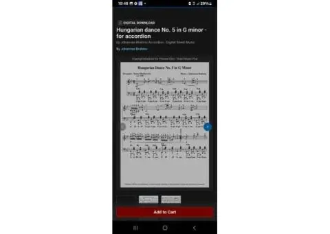 SHEET MUSIC FOR SALE - 17/30