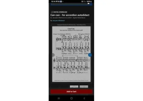 SHEET MUSIC FOR SALE - 23/30