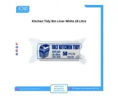 Kitchen Tidy Bin Liner White 18 Litre - Joya Medical Supplies
