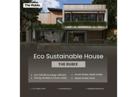 Eco Sustainable House Solutions by The Rubix CLT Construction