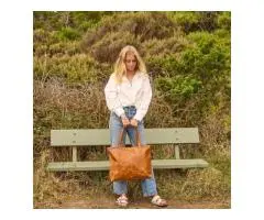 Elegant and practical handcrafted Women's Leather Tote Bag
