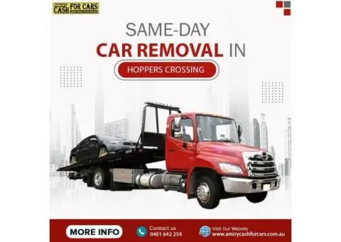 Same-Day Car Removal in Hoppers Crossing