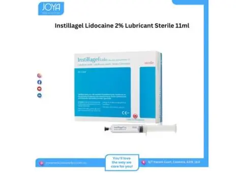 Instillagel Lidocaine 2% Lubricant Sterile 11ml - Joya Medical Supplies