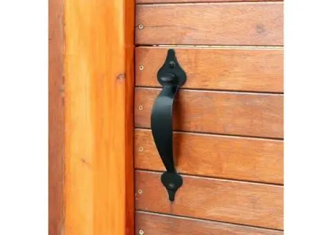 Pinnacle Hardware Gate Thumb Latch in Black -  Qubyk AU