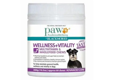 PAW Wellness & Vitality Chews - Multivitamins for Healthy Dogs