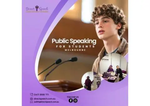 Build Confidence with Direct Speech- Public Speaking for Students in Melbourne