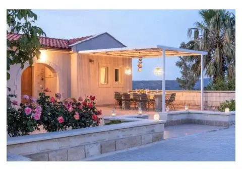 Private Villa In Crete For 16 Guests