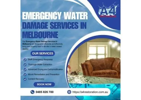 Emergency Water Damage Services in Melbourne