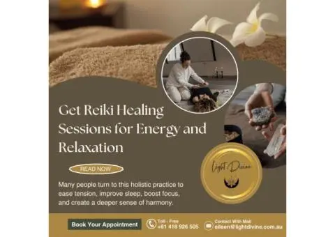 Get Reiki Healing Sessions for Energy and Relaxation