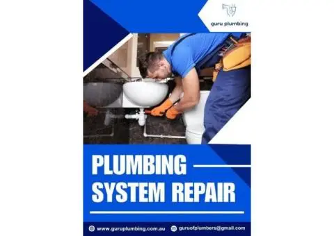 Plumbing System Repair in Port Hedland - Guru Plumbing